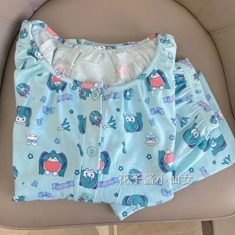 Women'S Fashion Pajamas - 2025년 하츠네 미쿠 여성용 잠옷 봄