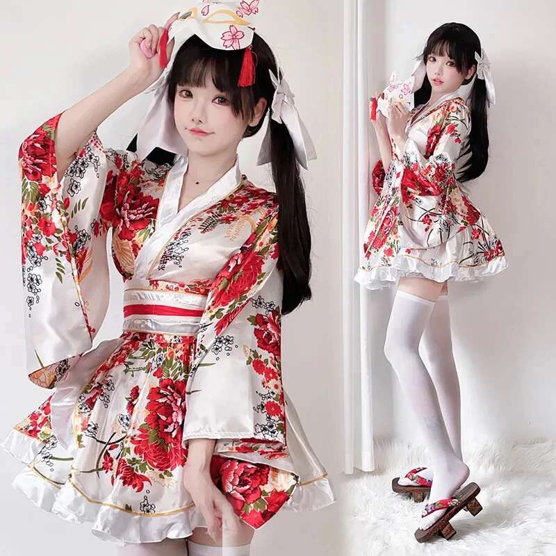 Women'S Fashion Kimono - 일본식 수정된 기모노 드레스 여성용 목욕