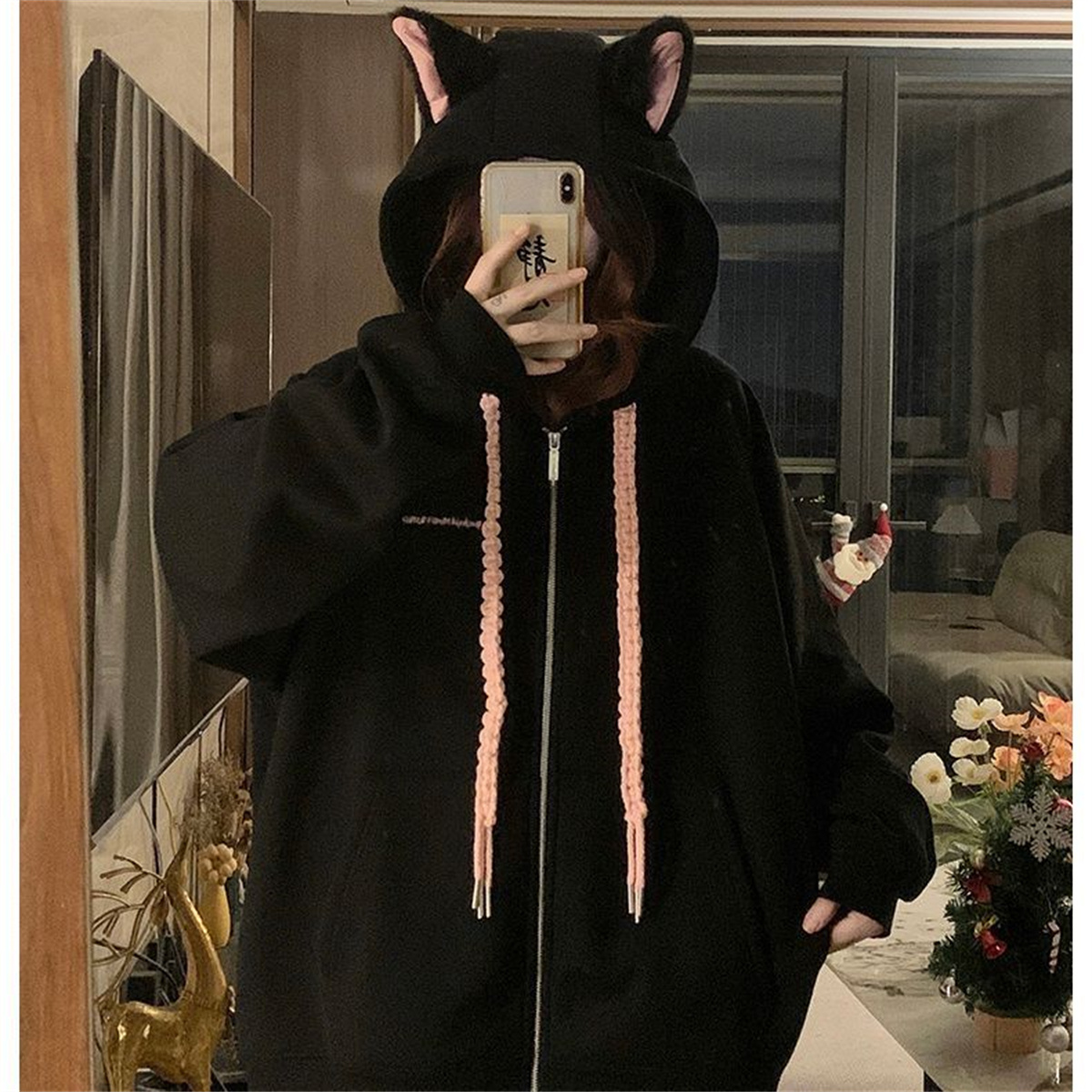 Women'S Fashion Zip Up Hoodies - 2025 귀여운 소녀 봄 가을 신상