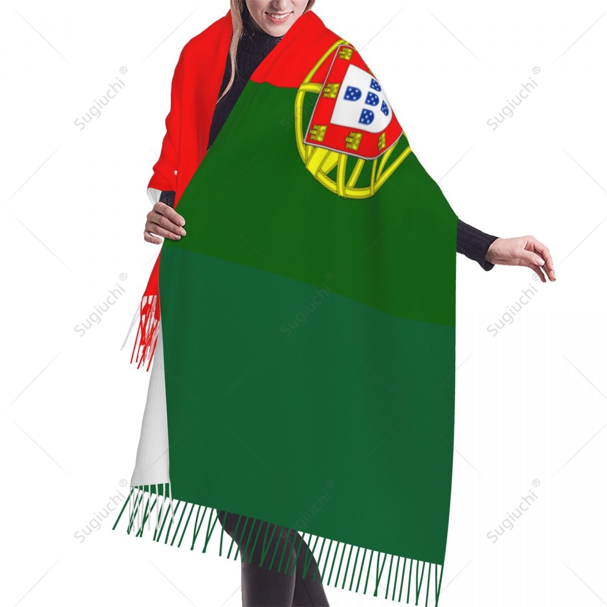 포르투갈 국기 스카프 파시미나 따뜻한 스카프 숄 랩 히 - Women'S Fashion Portugal 리뷰 및 가격