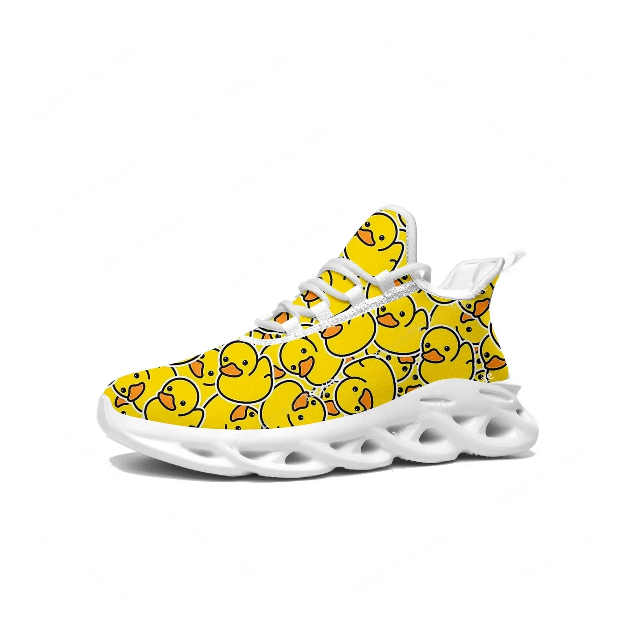 옐로우 덕 프린트 플랫 스니커즈 남성 여성 스포츠 러닝 - Women'S Yellow Fashion Sneakers 리뷰 및 가격