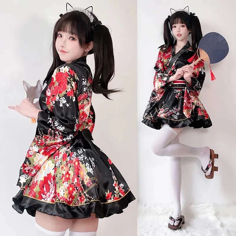 일본식 수정된 기모노 드레스 여성용 목욕 가운 여름 코 - Women'S Fashion Kimono 리뷰 및 가격
