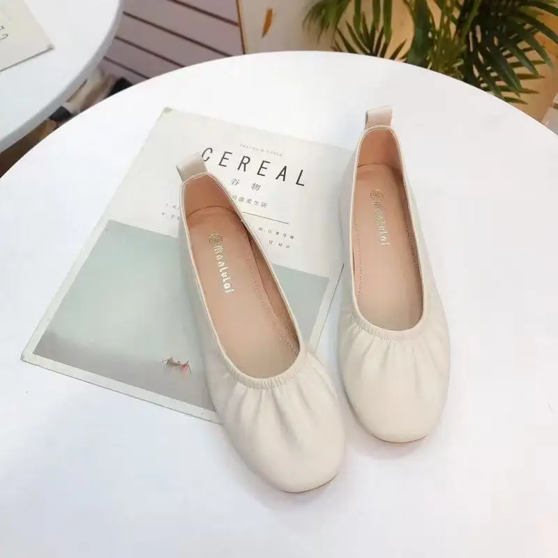 한국어 스타일 숙녀 신발 캐주얼 여성 플랫 신발 라운드 - Women'S Fashion Quick Delivery 리뷰 및 가격