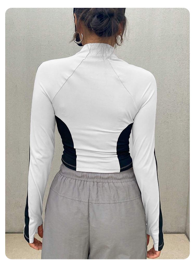 요가 의류 스탠드업 칼라 재킷 아웃도어 스포츠 긴팔 여 - Trend Women Fashion 리뷰 및 가격