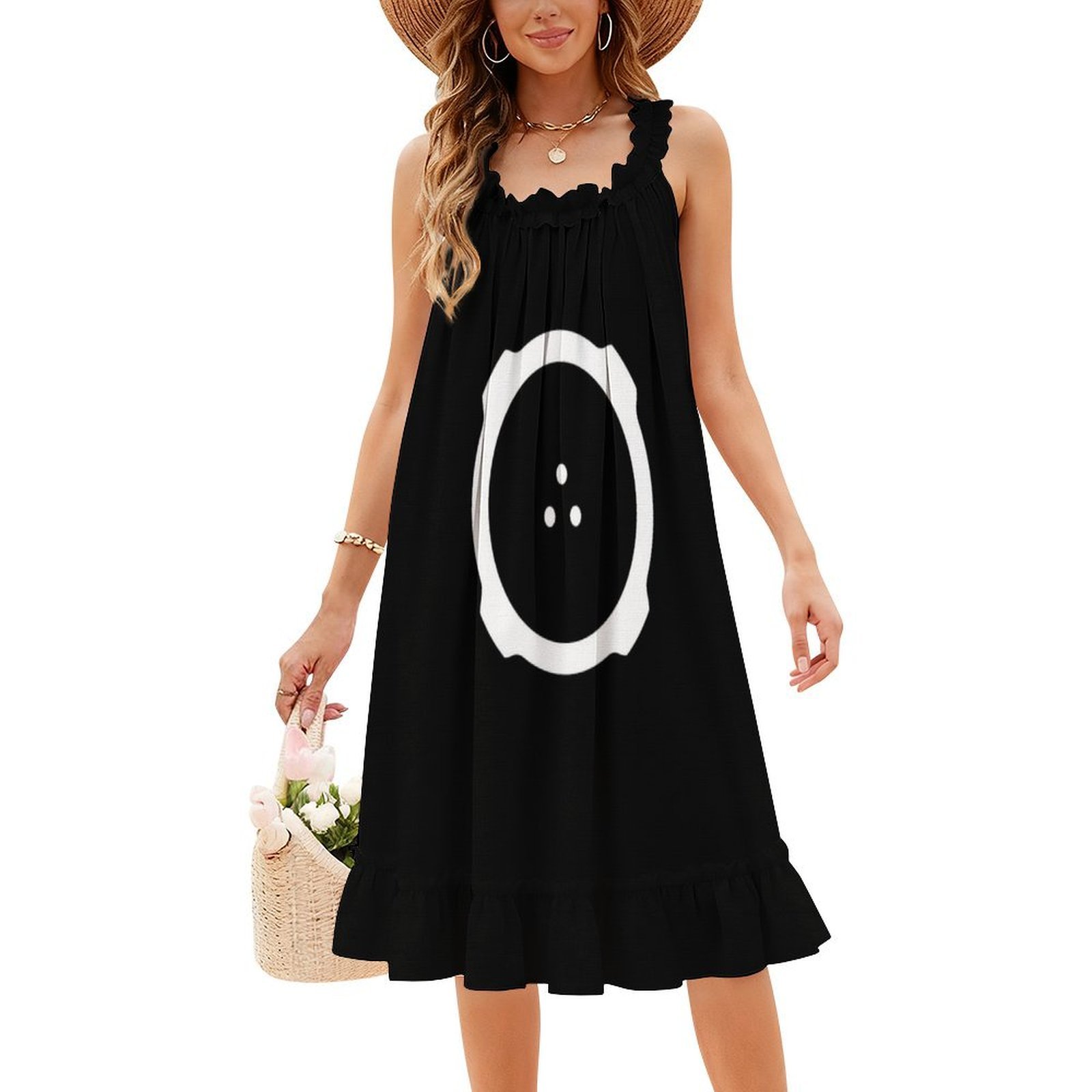 고스트 인 더 쉘 미니멀 디자인 라이트 버전 꽃무늬 스 - Smocked Dress Women 리뷰 및 가격