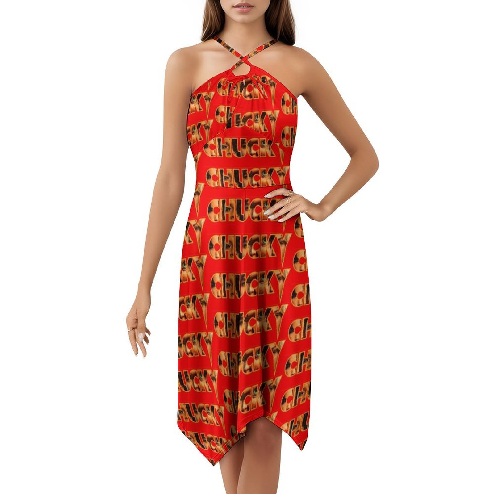 Chucky 2021 타이틀 블록 플로럴 스모크 드레스 - Smocked Dress Women 리뷰 및 가격