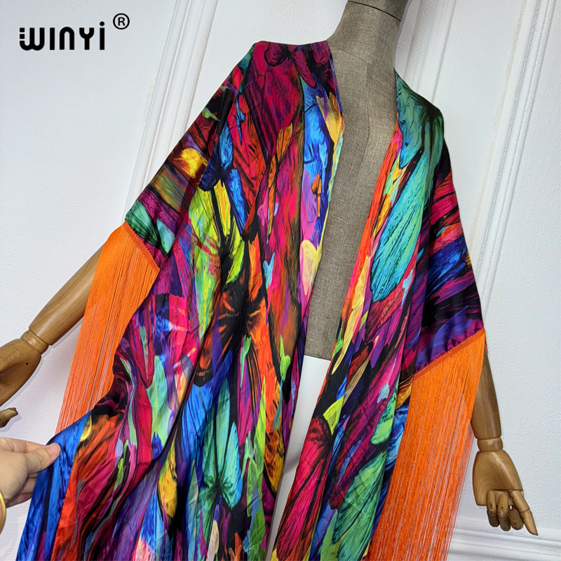 WINYI 기모노 비치 커버업, 보호 프린트, 여성용  - Women'S Fashion Kimono 리뷰 및 가격