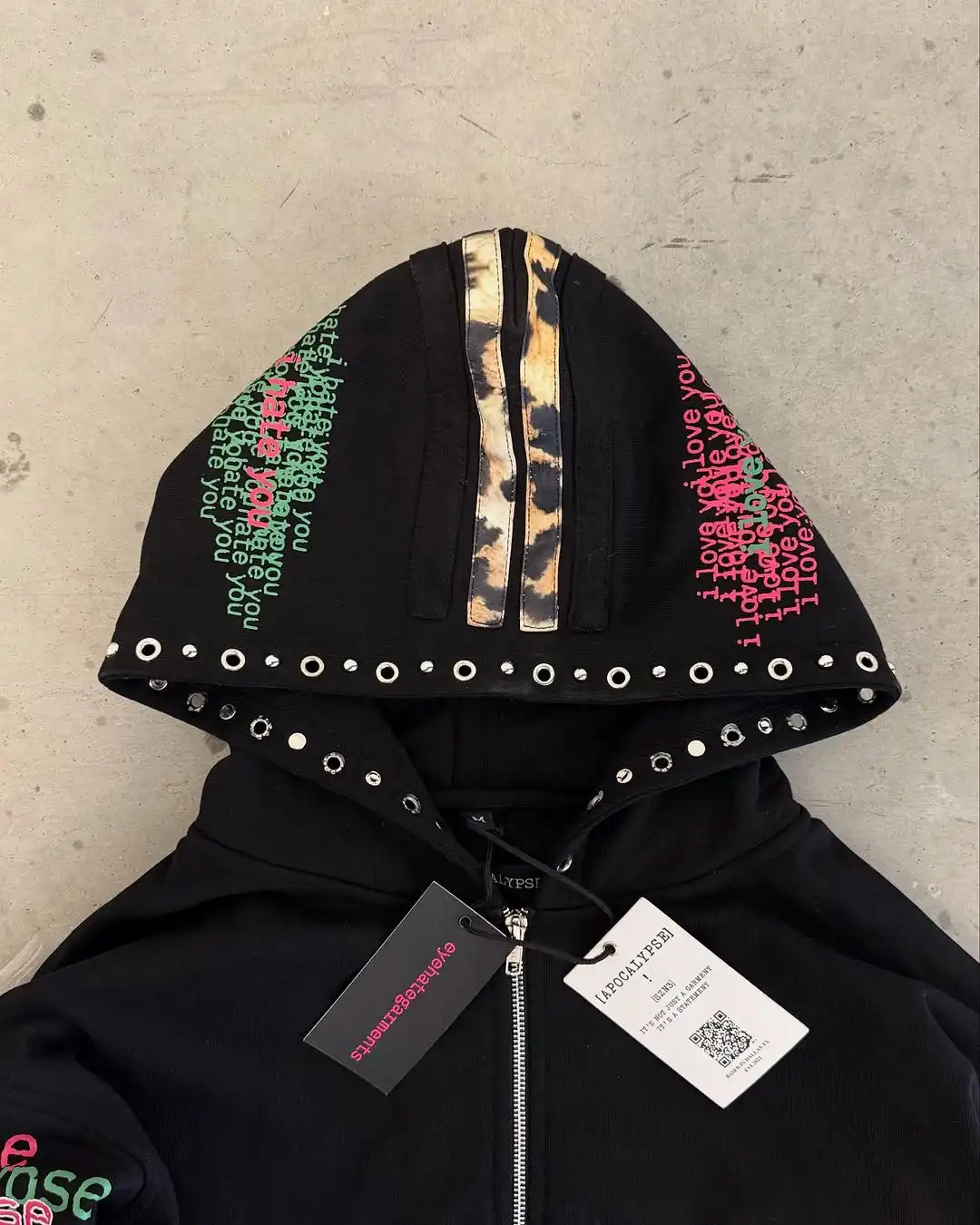Eyehategarment 스트리트 패션 까마귀 하라주 - Women'S Fashion Zip Up Hoodies 리뷰 및 가격