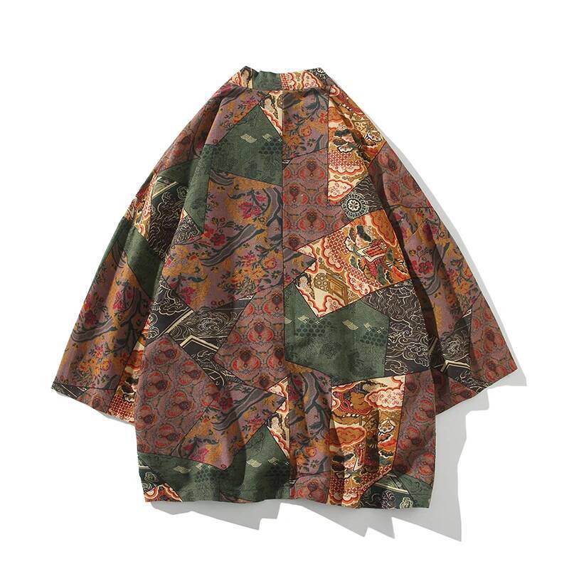 민족 스타일 프린트 유카타 남성 여성 패션 코튼 린넨  - Women'S Fashion Kimono 리뷰 및 가격